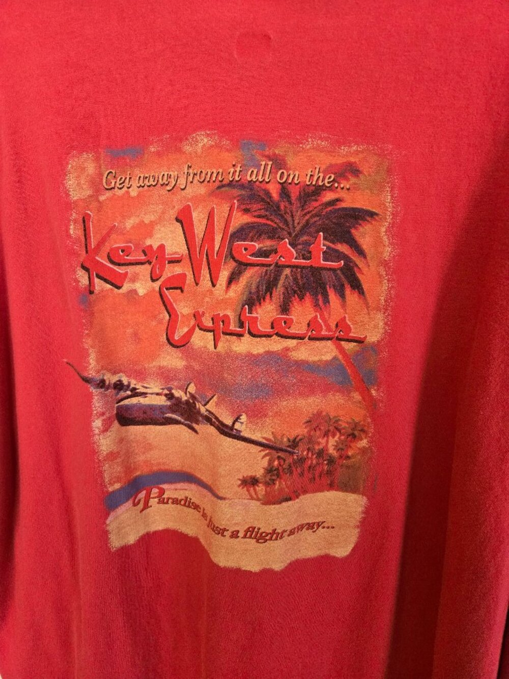 Men's Crazy Shirt PARADISE RED size L